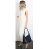 Torebka Damska Shopper Listonoszka Plecak 2w1 na Ramię 88021 Granatowa