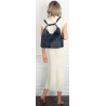 Torebka Damska Shopper Listonoszka Plecak 2w1 na Ramię 88021 Granatowa