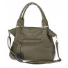 Torebka Damska Shopper Listonoszka na Ramię włoska marka CC80297 Zielona