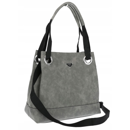 Torebka Damska Worek Listonoszka Pojemna Torba na Ramię YD8904 Grey