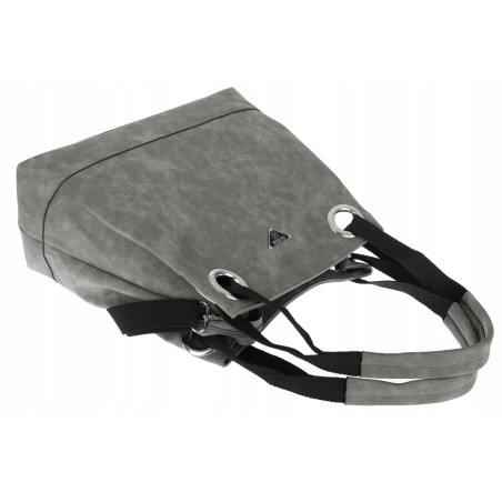 Torebka Damska Worek Listonoszka Pojemna Torba na Ramię YD8904 Grey