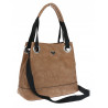 Torebka Damska Worek Listonoszka Pojemna Torba na Ramię YD8904 D.Brown