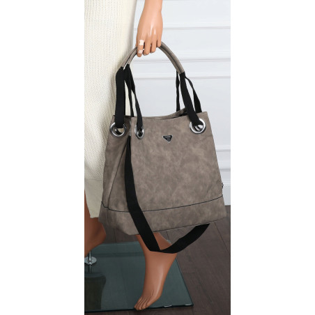 Torebka Damska Worek Listonoszka Pojemna Torba na Ramię YD8904 D.Khaki