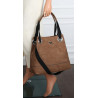 Torebka Damska Worek Listonoszka Pojemna Torba na Ramię YD8904 D.Brown