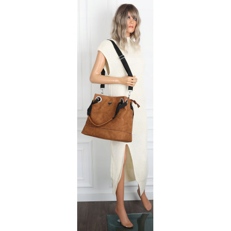 Torebka Damska Worek Listonoszka Pojemna Torba na Ramię YD8904 Tete-A-Tint