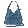 Torebka Damska listonoszka worek na ramię duża pojemna MC810 Niebieska