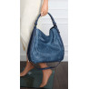 Torebka Damska listonoszka worek na ramię duża pojemna MC810 Niebieska