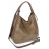 Torebka Damska listonoszka worek na ramię duża pojemna miejska MC810 Beżowa