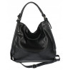 Torebka Damska listonoszka worek na ramię duża pojemna miejska MC810 Czarna