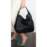 Torebka Damska listonoszka worek na ramię duża pojemna miejska MC810 Czarna