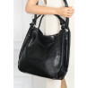 Torebka Damska listonoszka worek na ramię duża pojemna miejska MC810 Czarna
