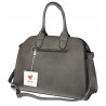 Torebka damska duża listonoszka pojemna modna torba kuferek 6868 Szara