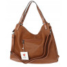 Torebka Damska Shopper worek modna duża torba A4 na Ramię 6867 Brązowa