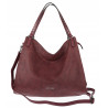 Torebka Damska Shopper worek modna duża torba A4 na Ramię 6867 Bordowa