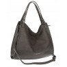 Torebka Damska Shopper worek modna duża lekka torba A4 na Ramię 6867 Szara