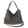 Torebka Damska Shopper worek modna duża lekka torba A4 na Ramię 6867 Szara