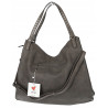 Torebka Damska Shopper worek modna duża lekka torba A4 na Ramię 6867 Szara