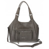 Torebka Damska Shopper worek modna lekka duża torba A4 na Ramię 6870 Szara