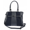 Torebka damska kuferek A4 elegancka do pracy włoska marka MC371 Granatowa