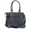 Torebka damska kuferek A4 elegancka do pracy włoska marka MC371 Granatowa