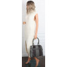 Torebka damska kuferek A4 elegancka lekka do pracy włoska marka MC371 Szara