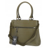 Torebka damska kuferek A4 elegancka do pracy włoska marka MC371 Zielona