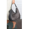 Torebka damska shopper worek zamsz A4 elegancka lekka torba CC6632 Szara