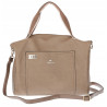 Torebka Damska Shopper Listonoszka na Ramię włoska marka CH3320 Beżowa