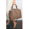 Torebka Damska Shopper Listonoszka na Ramię włoska marka CH3320 Beżowa