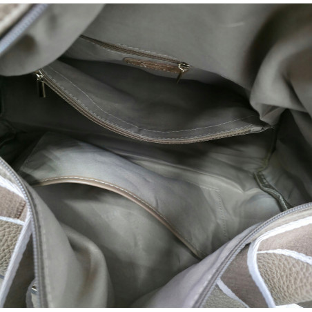 Torebka Damska Shopper Listonoszka na Ramię włoska marka CH3320 Czarna