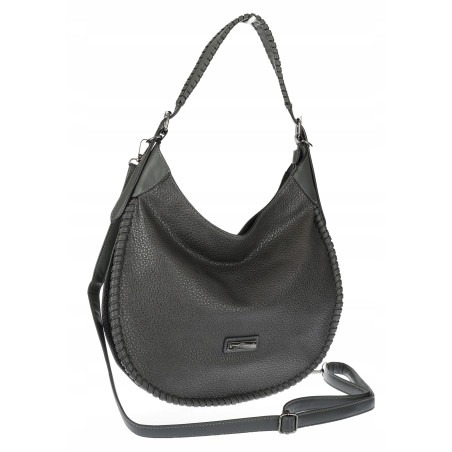 Torebka Damska Worek shopper włoska marka CHARRO pojemna CH5528 Szara