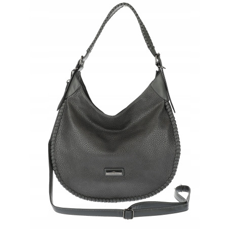 Torebka Damska Worek shopper włoska marka CHARRO pojemna CH5528 Szara