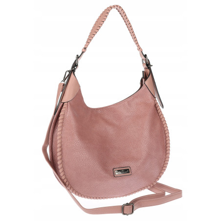 Torebka Damska Worek shopper włoska marka CHARRO pojemna CH5528 Różowa