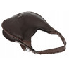 Torebka damska worek shopper torba na ramię modna pojemna CH5528 Czekoladowa
