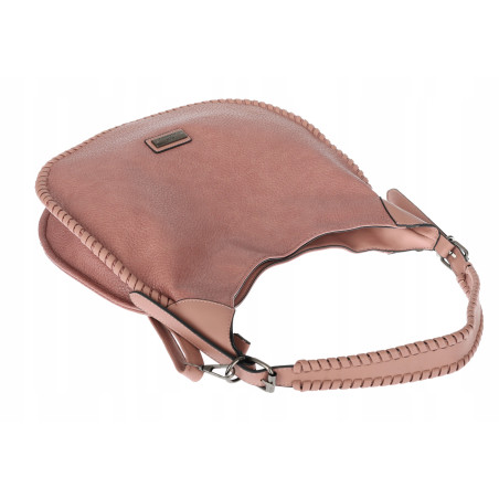 Torebka Damska Worek shopper włoska marka CHARRO pojemna CH5528 Różowa