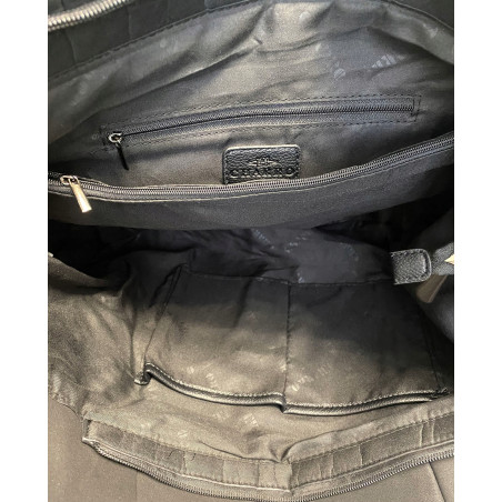 Torebka damska worek shopper torba na ramię modna pojemna CH5528 Czekoladowa