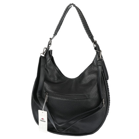 Torebka Damska Worek shopper włoska marka CHARRO pojemna CH5528 Czarna
