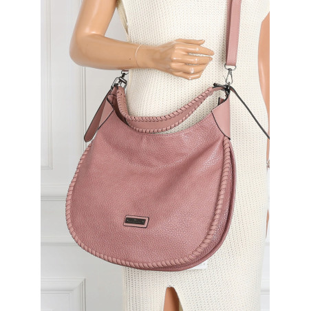 Torebka Damska Worek shopper włoska marka CHARRO pojemna CH5528 Różowa