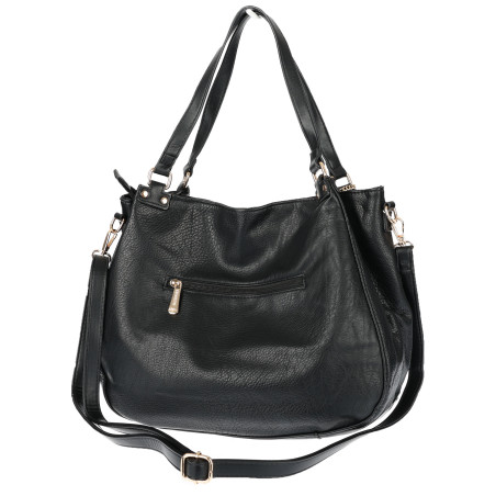 Torebka Damska Shopperka włoska marka CHARRO Pojemna A4 Torba CH6626 Czarna