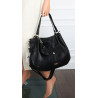 Torebka Damska Shopperka włoska marka CHARRO Pojemna A4 Torba CH6626 Czarna