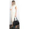 Torebka Damska Shopperka włoska marka CHARRO Pojemna A4 Modna CH7719 Czarna