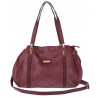 Torebka Damska Shopperka włoska marka CHARRO Pojemna A4 CH7719 Bordowa