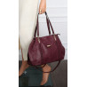 Torebka Damska Shopperka włoska marka CHARRO Pojemna A4 CH7719 Bordowa