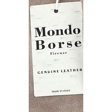 Włoska torebka damska VERA PELLE skórzana zamszowa shopper MB09 Bordowa