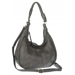 Torebka Damska Worek shopper włoska marka CHARRO pojemna CH3316 Szara