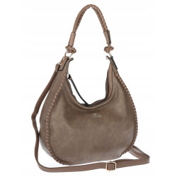 Torebka Damska Worek shopper włoska marka CHARRO pojemna CH3316 Beżowa