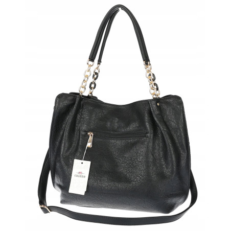 Torebka Damska Worek shopper włoska marka CHARRO A4 pojemna CH7720 Czarna
