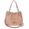 Torebka Damska Worek shopper włoska marka CHARRO pojemna CH7720 Różowa