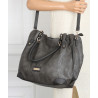Torebka Damska Worek shopper włoska marka CHARRO pojemna CH7720 Szara