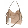 Torebka Damska shopper zamszowa torebka worek włoska marka 8251 Beżowa